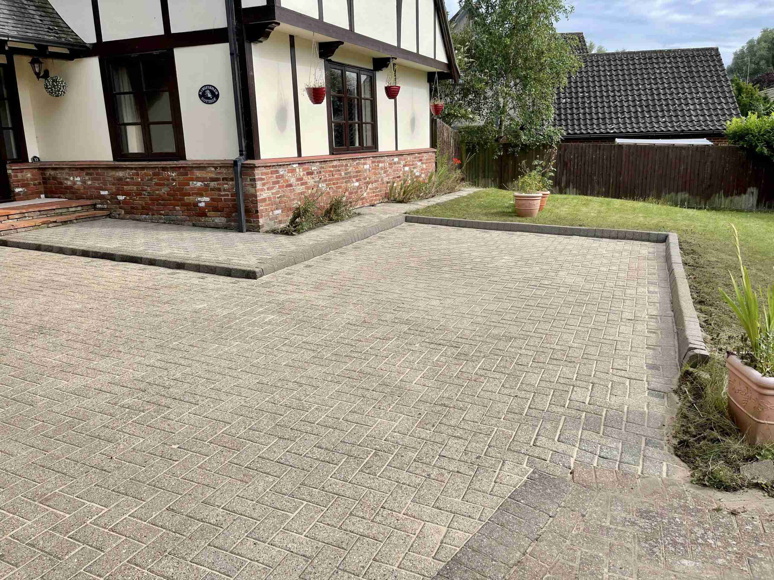 patio cleaning and driveway cleaning Bury St Edmunds