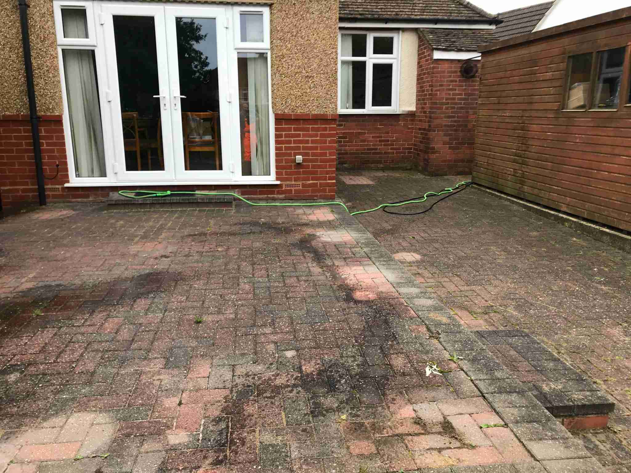 patio cleaning and driveway cleaning Bury St Edmunds