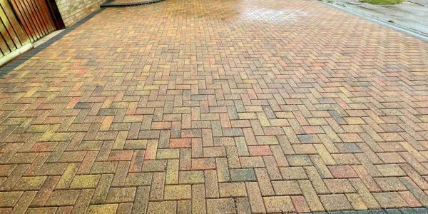 Clean driveway in East Anglia