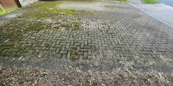 Filthy driveway in East Anglia