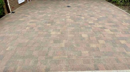 Clean driveway after pressure washing in Bury St Edmunds