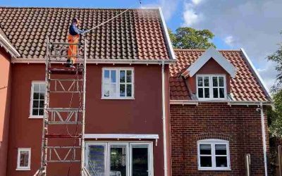 Roof moss removal low pressure in Newmarket